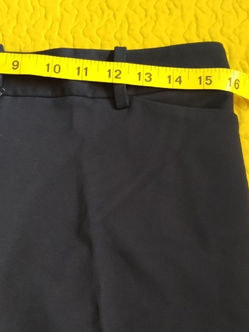 Liz Claiborne Navy Cropped Tailored Ankle Pants - Picture 10 of 12